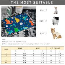 1pc Multi-Color Quilted Edged Fabric Pet Pad, Suitable For Small, Medium And Large Cats And Dogs Indoor Home Use, All Season - Multicolor - View 2