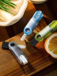 3 In 1 Multifunctional Cleaning Brush, 3 Pcs Cup Lid Cleaning Brush, Cleaning Brush For Water Bottles, Cleaning Tools