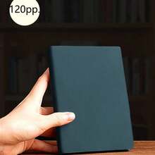 A6加厚笔记本，适合成人使用 - 高级皮革封面，是工作会议、学习和大学生的理想之选 - 英文书写垫 - 多色 - 查看 5