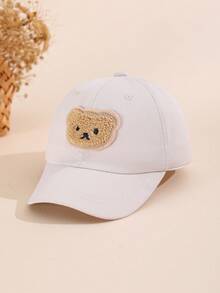 Mũ lưỡi trai hình gấu bông cho trẻ em và thanh thiếu niên, có khóa cài điều chỉnh, băng thấm mồ hôi thoáng khí, mềm mại và dễ thương, phù hợp cho sử dụng hàng ngày, đi nghỉ mát, hoạt động ngoài trời, đi bộ, làm quà tặng. - 1PC - Xem 8