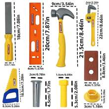 Kids Pretend Play Toy - Repair Tool Set, Suitable For Boys And Girls - Multicolor - View 6