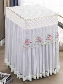 Automatische Waschmaschinen-Abdeckung, Spitzengewebe-Staubschutz, universelle verstärkte Staubabdeckung, 55 x 57 x 83 cm, Frauentag, Reiseaccessoires, Hochzeitsgeschenke, Y2K, Schlafzimmer, Kfz-Zubehör für Frauen, Küchendekor, Hochzeit, Y2K, Party, Muttertagsgeschenk, Schlafzimmerdekoration, Garten, Küchendekor, Sommer, Strand, Reiseaccessoires, Raumdekoration, Quetschspielzeug, Abschluss - Verschiedenfarbig - Übersicht 3