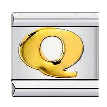 1件不锈钢手链配件，含26个英文字母，可DIY手链项链饰品，可自由搭配不同风格