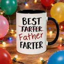 1 pieza Taza de cerámica con diseño de dibujos animados, taza de café creativa para el hogar u oficina - Multicolor - Ver 7