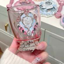 Flowers Know Sweet Bear Collection Hand Mirror 3 Types Exquisite Relief Makeup Tools Sweet HD Makeup Mirror - Brush Bucket - View 2