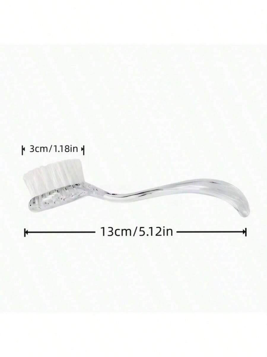 25-Tooth Gentle Hamster & Small Grooming Brush With Transparent Cage Cleaning Brush, Soft Non-Irritating Bristles For Hamsters, Mice, Gerbils - Massager For Small Pets Cage Brushing Care (25-Tooth Count)