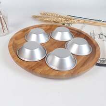 Bộ 12/24 khuôn bánh tart bằng nhôm, khuôn làm bánh tráng miệng, dụng cụ nướng tái sử dụng - Khuôn bánh cupcake chống dính, khuôn bánh tart/cupcake, thích hợp cho khuôn nhôm. - Nhiều màu - Xem 5