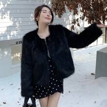 Women Sports Winter Coats - Black - View 8