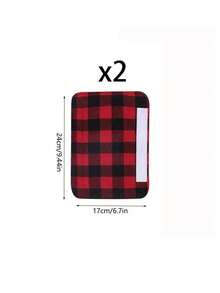 Double-Door Refrigerator & Oven Handle Gloves Oven & Microwave Door Handle Gloves Essential Winter Warmth Prevents Frozen Hands On Cold Handles Warmth & Protection Must-Have , Oil-Resistant, Insulated Refrigerator Door Gloves Velvet Protective Covers For Refrigerator & Oven Handles Hook And Loop Handle Gloves, Women's Day, Travel Essentials, Wedding Favors, Y2k, Bedroom, Car Accessories Women, Kitchen Decor,Cute Stuff - Multicolor - View 11