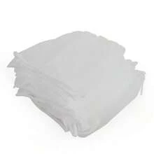 100pcs/Pack Disposable Kitchen Sink Strainer Bags - Single-Use Drain Filter To Catch Food Scraps And Waste Before They Clog Pipes. One Large Pack Contains 100 Pieces, May Be Short 3-5 Pieces. - White - View 6