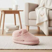 OpenHIPantufla de Textil Para Mujer Slip-on de Punta Redonda para Otoo | Peluche con Moos Confort Color Rosa - 26,0 cm+rosa - Ver 8