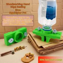 Woodworking Glue Applicator - Edge Banding And Panel Bonding Tool, Suitable For Handcraft And Factory Installation, Professional Auxiliary Tool - [Painted Wood Panels + Painted Edge Banding] Green Set - View 3