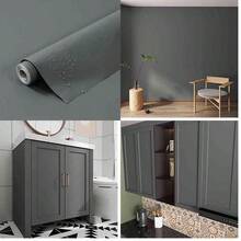 OpenHi Papel Tapiz Mate Gris Adhesivo De 500 X 60 Cm, Papel Tapiz Para Muebles De Cocina, Adecuado Para La Decoracin De Paredes Del Hogar, Oficina, Cocina, Sala De Estar, Pared De Fondo - gris+60 x 500 cm - Ver 9