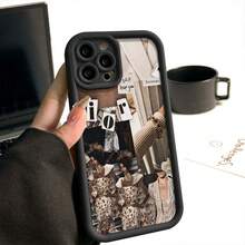Diseño atemporal y artesanía de lujo para la élite fashionista Funda de teléfono adecuada para 17 Pro Max 17 Air 16 Pro MAX 15 Pro Max 14 Pro 13 Pro 12 11 Funda de teléfono personalizada para hombres y mujeres Son excelentes regalos para novias, novios y familiares para Navidad y Halloween - Negro - Ver 1