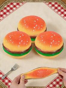 1/2pcs,Simulation Hamburger Stress-Relieving Toys, Fingertip Toys, Stress-Relieving Toys For Teenagers, Creative And Interesting Toys,TRP Stress-Relieving And Venting Gifts, Essential For Relieving Study Pressure, Office Entertainment And Stress Relief, Back-To-School Season Gifts, Portable, And Festival Gifts For Friends - Multicolor - View 4
