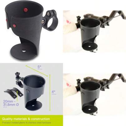 DELTA Bicycle Drink Holder Holdits Grande Black