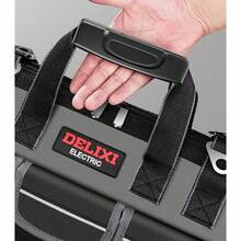 Electrician Tool Bag - Perfect Tool Storage Bag, Portable Metal Tool Box, Oxford Cloth Lining, Waterproof, Suitable For Car Repair, Outdoor Maintenance And More, Keeps Your Tools Organized And Easy To Carry. - Multicolor - View 10