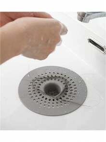 1pc 5.23 Inch X 0.9 Inch Silicone Drain Plug, Suitable For Bathroom, Kitchen, Bathtub, Sink To Prevent Hair And Debris Clogging - Multicolor - View 3