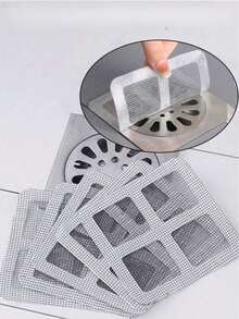50pcs/20pcs/10pcs/5pcs Stainless Steel Kitchen Sink Strainer - Large, 4.5 Inch Diameter, Anti-Clogging Micro-Hole Design, Wide Rim Drain Filter, Back To School Essential - Multicolor - View 1