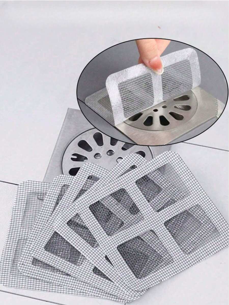 50pcs/20pcs/10pcs/5pcs Stainless Steel Kitchen Sink Strainer - Large, 4.5 Inch Diameter, Anti-Clogging Micro-Hole Design, Wide Rim Drain Filter, Back To School Essential - Multicolor - View 1