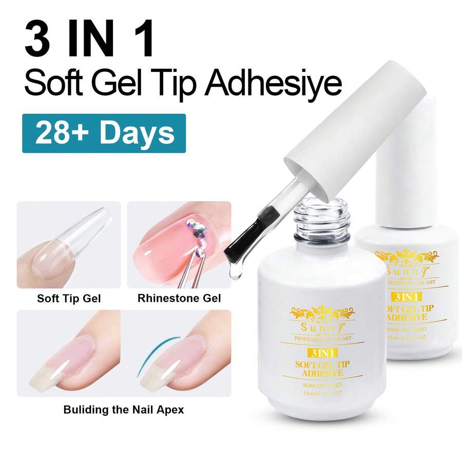 Nail Glue & Adhesive - 2pcs - View 1