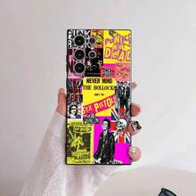 Band S- Pistols Phone Case For S20-S25 FE Plus Ultra TPU Soft Skin Fridly.Holiday Phone Accessories. An Excellent Gift For Friends New Year Mobile Phone Case Fundas S25 Ultra Silicone Phone Case Y2k Phone Case Family Gifts - Z4 - View 6