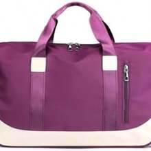 OpenHi Maleta Deportiva de Deporte Gym, Bolsa de Viaje con Compartimento para Zapatos y Bosillo Impermeable, Bolso Gimnasio para Mujer, Maletas de Mano para Avin Carry On Fitness Natacin Escuela - rojo - Ver 3