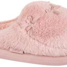 OpenHIPantufla de Textil Para Mujer Slip-on de Punta Redonda para Otoo | Peluche con Moos Confort Color Rosa - 26,0 cm+rosa - Ver 3