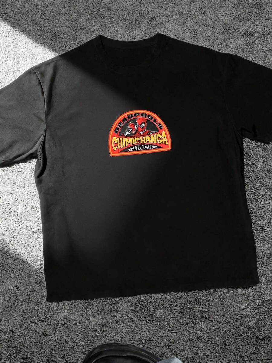 Deadpool Chimichanga Shack T-Shirt - 黑色1 - 查看 1