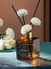 Difusor de varetas de óleo aromático sem chama, 4,5 cm x 14 cm, de qualidade hoteleira, fragrância duradoura - Ideal para casa, quarto, sala de estar, banheiro e outros ambientes. Decoração elegante e romântica. Eliminador de odores para o Dia dos Namorados, purificador de ar para ambientes internos, aromaterapia. Difusor de fragrâncias para carro, fragrância decorativa para carro, difusor de aromas sem chama. - 50ml - Ver 5