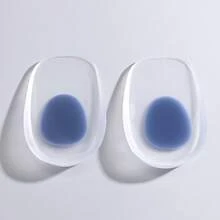 1 Pair Soft Silicone Heel Cushions, Invisible Anti-Friction, Shock Absorbing, Heel Protector, Suitable For Dress Shoes, Sneakers, Casual Shoes, Work Shoes. Great Choice For Valentine's Day Party And Daily Wear. Shoe, Spring Summer Picks, Brides Maid Gifts, Room, Bedroom Decor, Bedroom Decor, Beach, Travel, For Men, For Women, Vacation, Women's Day, Travel Essentials, Wedding Favors, Y2k, Bedroom, Car Accessories Women, Kitchen Decor,Cute Stuff - Multicolor - View 2