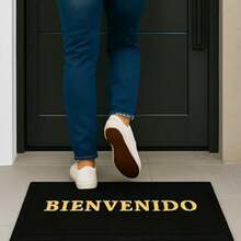 Leoon Tapete Entrada Casa Bienvenido Exterior Antiderrapante (Verde) - verde - Ver 4