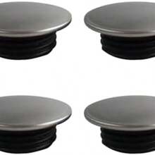 OpenHIUKCOCO 4 Piezas Cubierta De Orificio Para Fregadero De Cocina De Acero Inoxidable Tapa Para Grifo Y Dispensador De Jabn Accesorio Para Mantener La Cocina Limpia Y Ordenada Tamao Estndar 1.38X1.38In - 3,50 x 3,50 x 1,20 cm - Ver 3