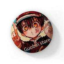 Broche de 58mm, se puede usar como accesorio para mochila, personaje de anime, insignia de cosplay de dibujos animados, decoración de ropa, regalo para amigos, estilo navideño - 58mm - Ver 4