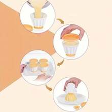 布丁和慕斯蛋糕模具套装 - ABS塑料烘焙工具，可用于制作果冻、意式奶冻、挞和巧克力甜点 - 彩色 - 查看 11