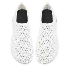 Water Shoes For Women Men Swim Beach Aqua Socks Quick Dry Barefoot House Slippers Travel Shoes With Adjustable Magic Tape For Pool Diving Boating Yoga Surf - White - View 5