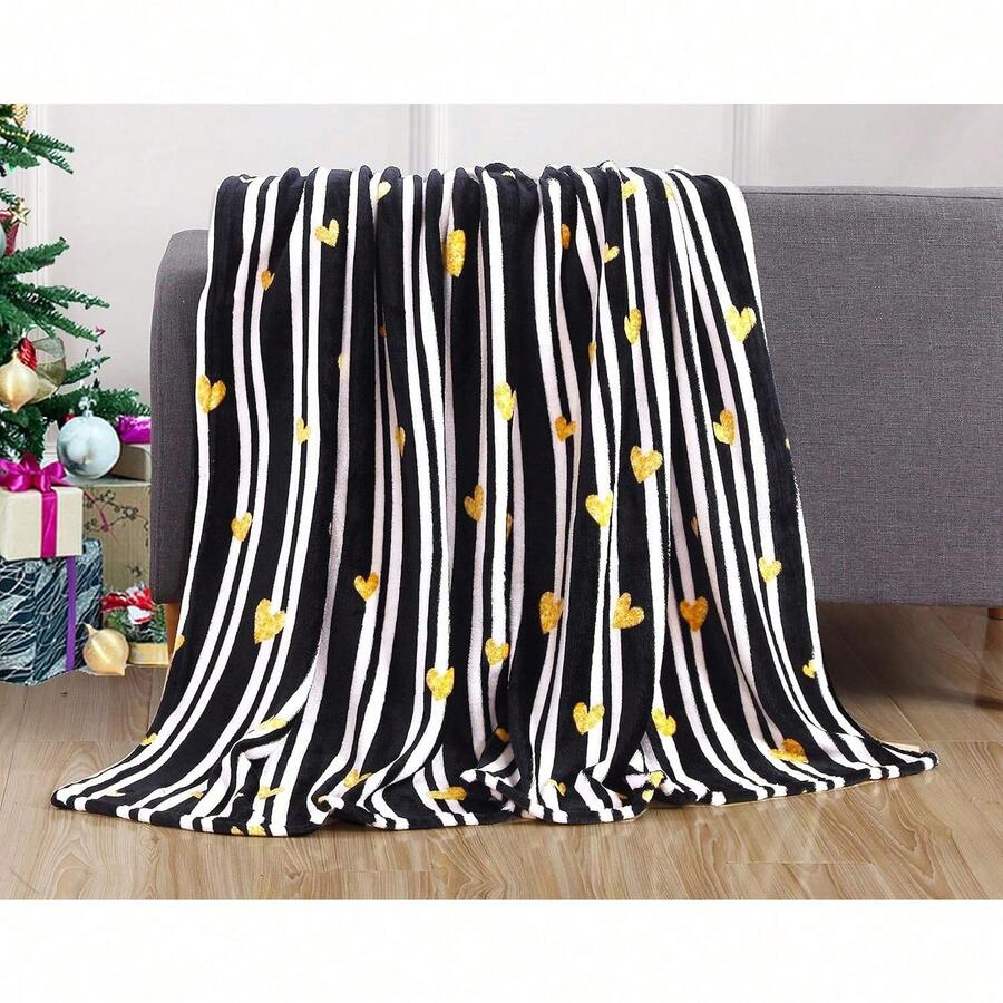2026 Elegant Comfort Velvet Touch Ultra Plush Christmas Holiday Printed Fleece Throw/Blanket-50 X 60inch, (Reindeer), 50 X 60 Inch (W912) - 金心 - 查看 1