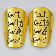 Electroplated Slip-On Shin Guards, Football Match Sports Shin Pads For Adults And Teenagers, Leg Protection Shin Guards