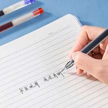 Pix cu gel cu vârf diamantat, model 1/3/10, nou, model 2026, vârf fin de 0,38 mm, cerneală neagră/albastră/roșie de mare capacitate, potrivit pentru examene, semnături, scris, rechizite școlare și de birou, esențial pentru întoarcerea la școală - Multicolor - Vizualizare 11