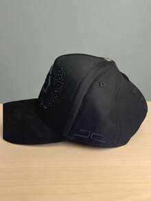 Gorra ROSONES DOUBLE PP DOBLE P Negro JC ajustable unitalla gamusa - negro - Ver 4