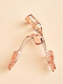 1套透明蝴蝶亮片睫毛夹礼盒 - 玫瑰金奢华卷翘器，轻松卷翘睫毛，无痛卷翘，持久打造向日葵睫毛造型，化妆师推荐工具，理想的女性梦幻美妆礼物 - 彩色 - 查看 4