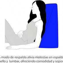 OpenHIAlmohada Cojin Ortopedica Cua Grande De Espuma Perfilada - como se muestra en la figura - Ver 7