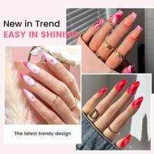 TPO And HEMA Free Gel Nail Polish Kit With U V  - Nude Pink Red At Home Gel Manicure Kit With Base & Top Coat Chrome Nail Powder - 4 Colors Mini Salon Nail Art Starter Gift For Women Girl,Nail Supplies Nail Kit Travel Essential738033929 - Mustard Yellow - View 3