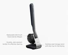 Joseph Joseph SinkTech Dish Brush With Replacement Head And Stainless-Steel Storage Stand Drip Tray - Màu E - Xem 3