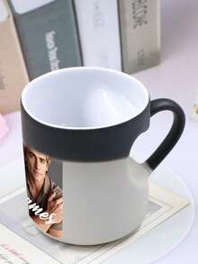 Mug Kopi Berubah Warna dengan Foto & Teks yang Dapat Disesuaikan, Mug Sensitif Panas yang Dipersonalisasi dengan Pegangan Berbentuk Hati, Hadiah Ulang Tahun dan Ulang Tahun Pernikahan dengan Foto Kustom, Cangkir Kenangan untuk Pasangan dan Teman - Gaya A - View 4