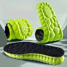 1Pair Breathable Comfortable Insole Running Sports Insoles Soft Shock-Absorbing Shoe Sole Men Women Shoe Pads - 39-40 - 查看 3