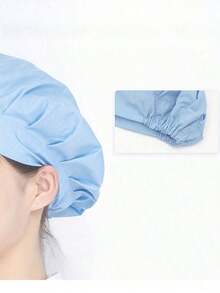1pc Adjustable Elastic Chef Hat, Unisex Cooking Cap, Oil-Proof Work Hat, Dust-Proof Hair Cover, Suitable For Restaurant, Factory, Kitchen, Cooking, Hair Protection, Workshop, Food Service, Mother's Day Gift - Multicolor - View 6