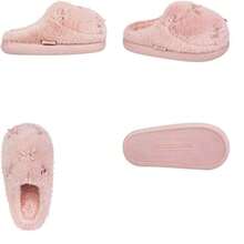 OpenHIPantufla de Textil Para Mujer Slip-on de Punta Redonda para Otoo | Peluche con Moos Confort Color Rosa - 26,0 cm+rosa - Ver 9