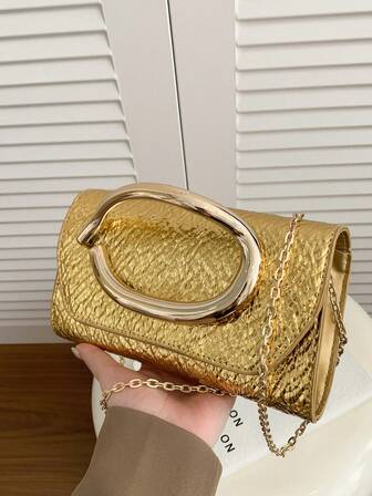 New Vintage Evening Bag, Bridal Wedding Party Clutch, Versatile Shoulder Crossbody Chain Bag, Women Handbag For New Year