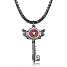 New Sifa Arase Group Role Playing Heart Shaped Key Padlock Hazbin Pendant Necklace - Nhiều màu - Xem 1